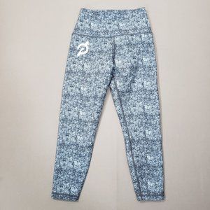 Peloton Women's Cadence High Rise Crop Capri Leggings in Blue, Size Small